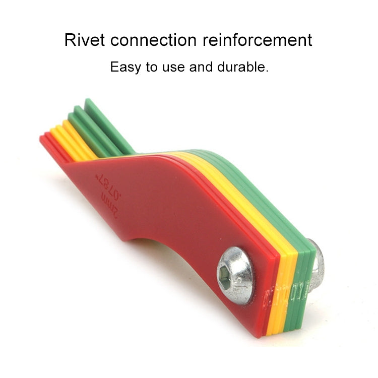 Car Brake Pad Scale Ruler Thickness Measuring Tool