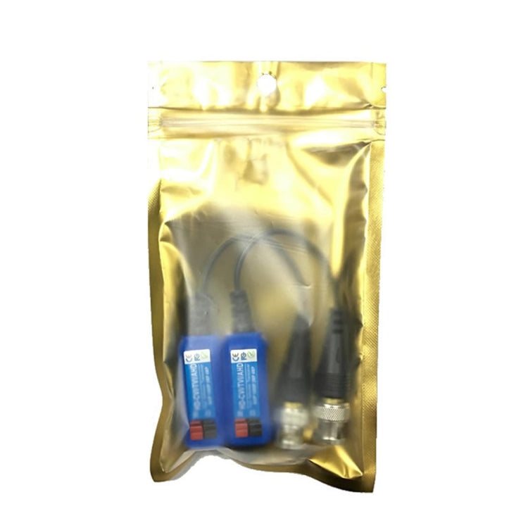 2 PCS Anpwoo 800C Spliceable Top Press Screwless-type Video Balun HD-CVI/AHD/HDVI 1CH Passive Transceiver