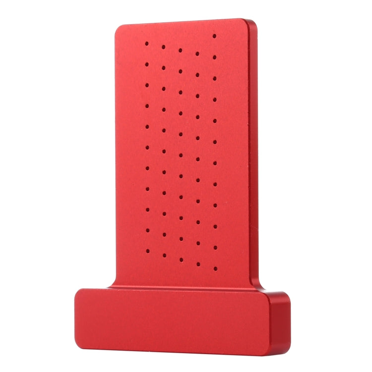 T60 T-Shaped Woodworking Aluminum Alloy Holes Ruler Marking Fixing Tool