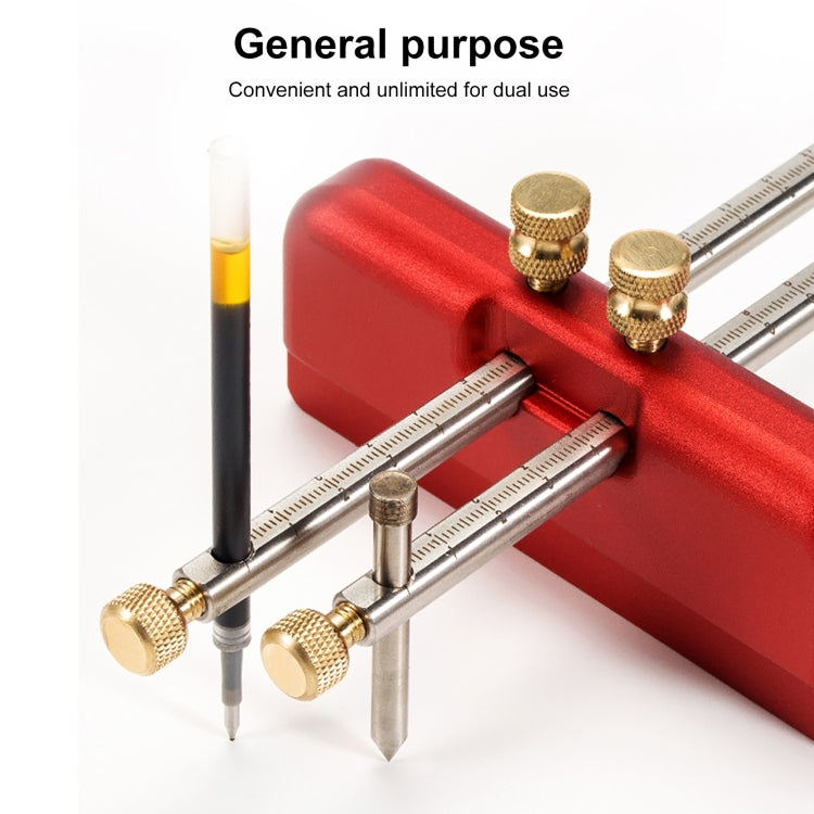 Aluminum Alloy Woodworking Level Line Tool Marking Ruler