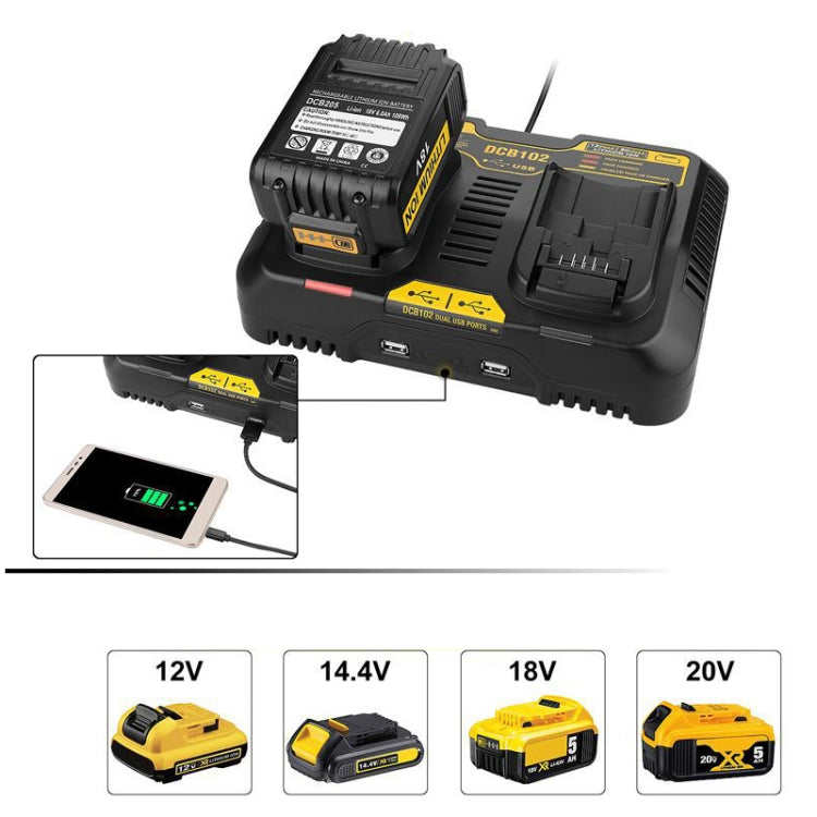10.8V-20V Power Tool Battery Charger