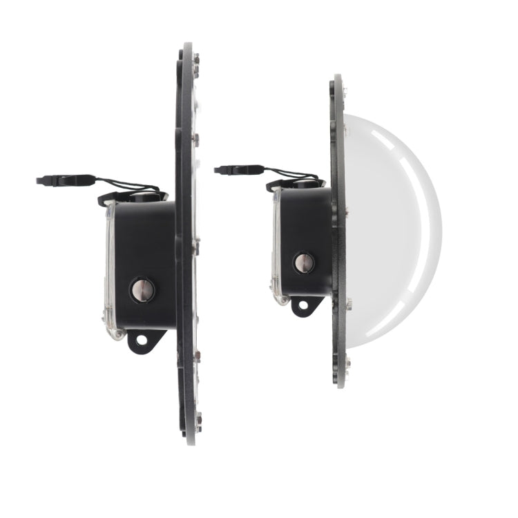 Shutter Trigger + Dome Port Lens Transparent Cover + Floating Hand Grip Diving Buoyancy Stick with Adjustable Anti-lost Strap & Screw & Wrench for GoPro HERO7 /6 /5