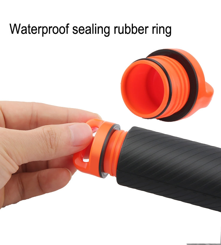 Shutter Trigger + Dome Port Lens Transparent Cover + Floating Hand Grip Diving Buoyancy Stick with Adjustable Anti-lost Strap & Screw & Wrench for GoPro HERO7 /6 /5