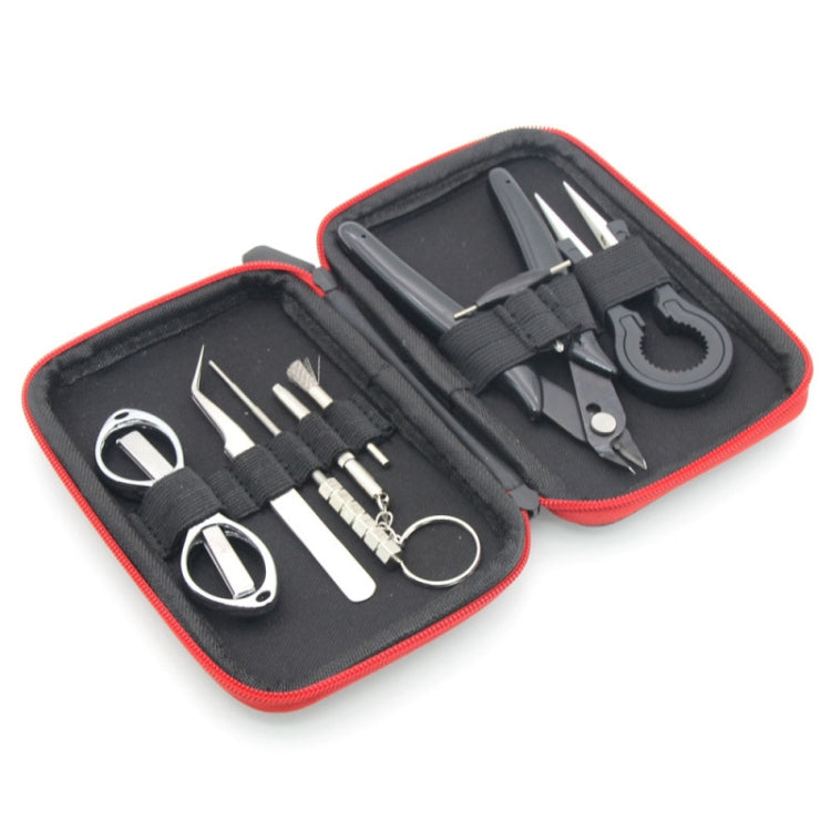 9 in 1 DIY Multi-functional Heating Wire Atomizing Wire Rod Ceramic Tweezers Electronic Cigarette Kit