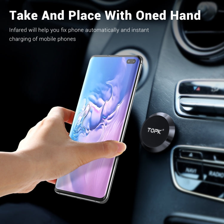 TOPK D21 Car Mobile Phone Holder Magnetic Universal In-car Phone Holder Stand