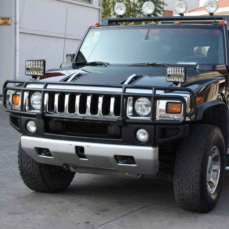 2 PCS WUPP CS-1243A1 Car 4 inch Square 20LEDs Highlight Work Light Modified Spotlight