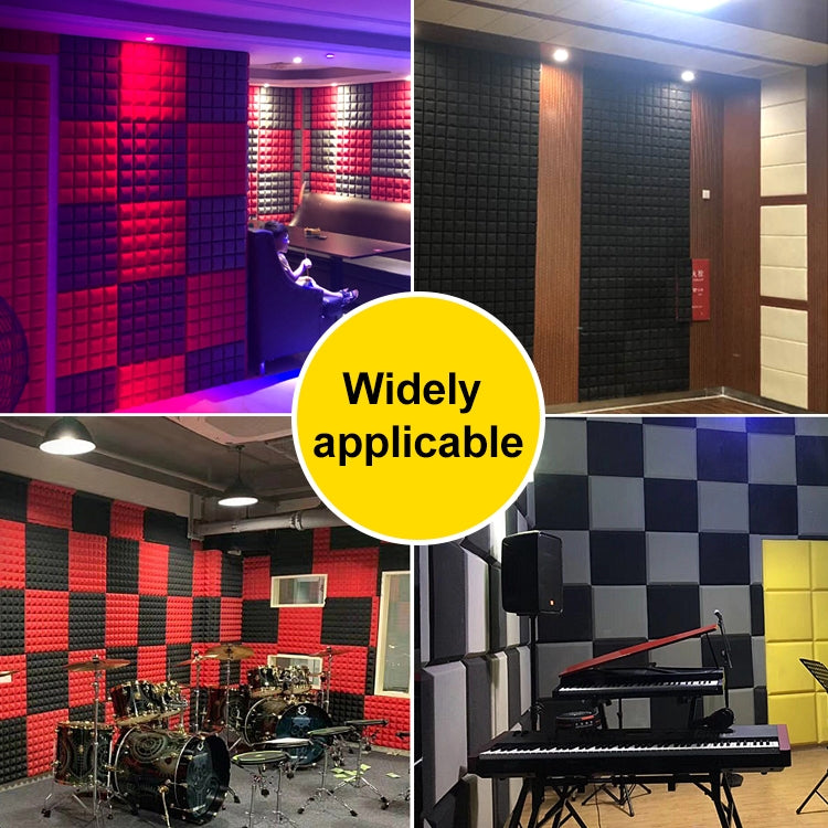 50x50x5cm Pyramid Style Recording Studio Drum Video Room Sound Insulation Board Silencer Cotton