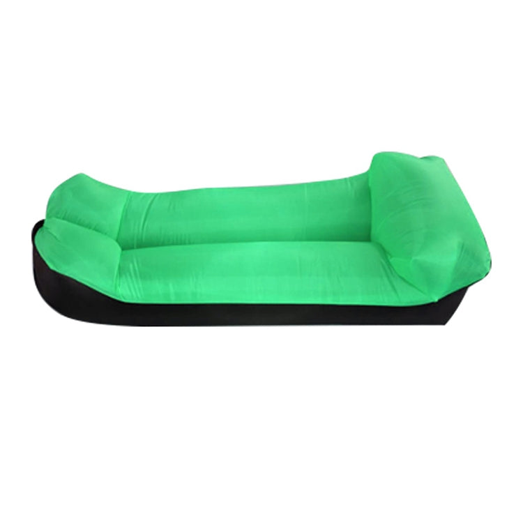 Color-blocking Pillow Style 210T Tear-proof Plaid Cloth Inflatable Sofa Outdoor Portable Air Sleeping Bag Beach Inflatable Floating Row, Size: 240 x 55cm