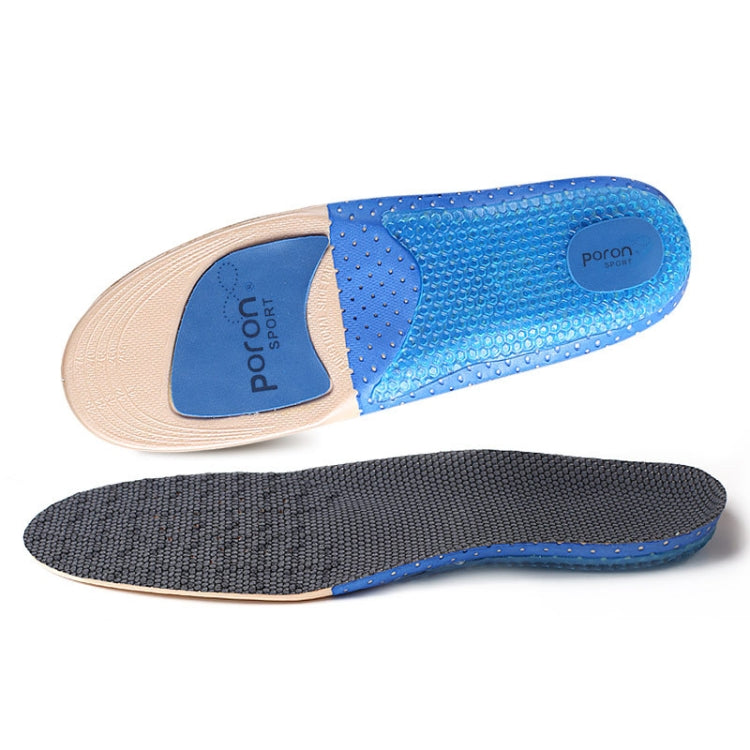 1 Pair 641 Casual Non-slip Shockproof Breathable Arch Of Foot Sports Insole Shoe-pad