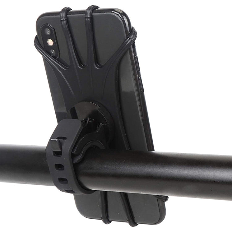 360 Degree Rotation Silica Gel Bicycle Phone Holder for 4-6.8 inch Mobile Phone