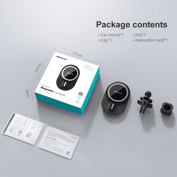 NILLKIN NKL01 MagRoad Lite Clip Type Car Magnetic Holder for iPhone 12 Series