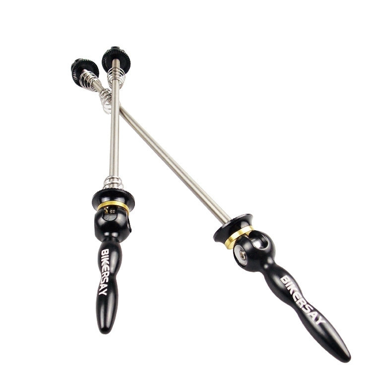 BIKERSAY Bicycle Skewers Quick Release Titanium Axle QR Wheel Hub Skewer