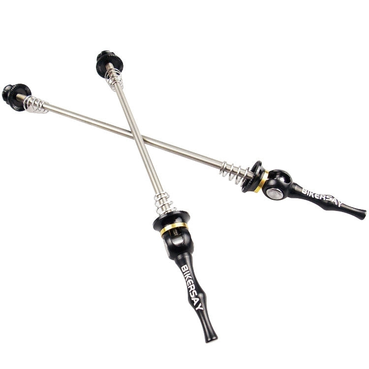 BIKERSAY Bicycle Skewers Quick Release Titanium Axle QR Wheel Hub Skewer