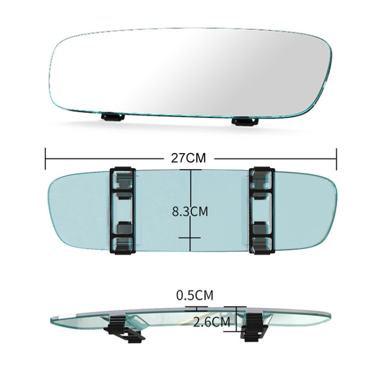 Car Rearview Retrofit Frameless Clear Large Mirror