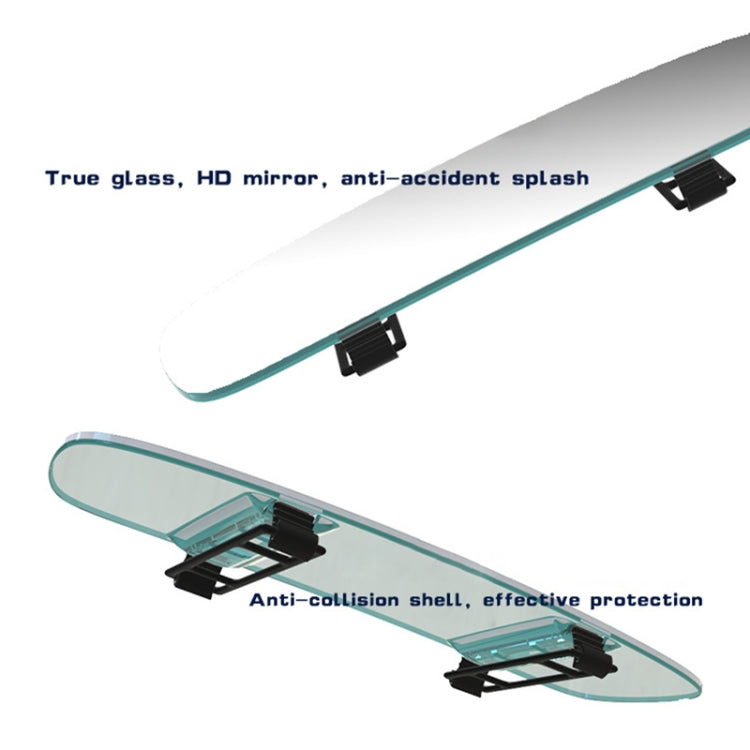 Car Rearview Retrofit Frameless Clear Large Mirror