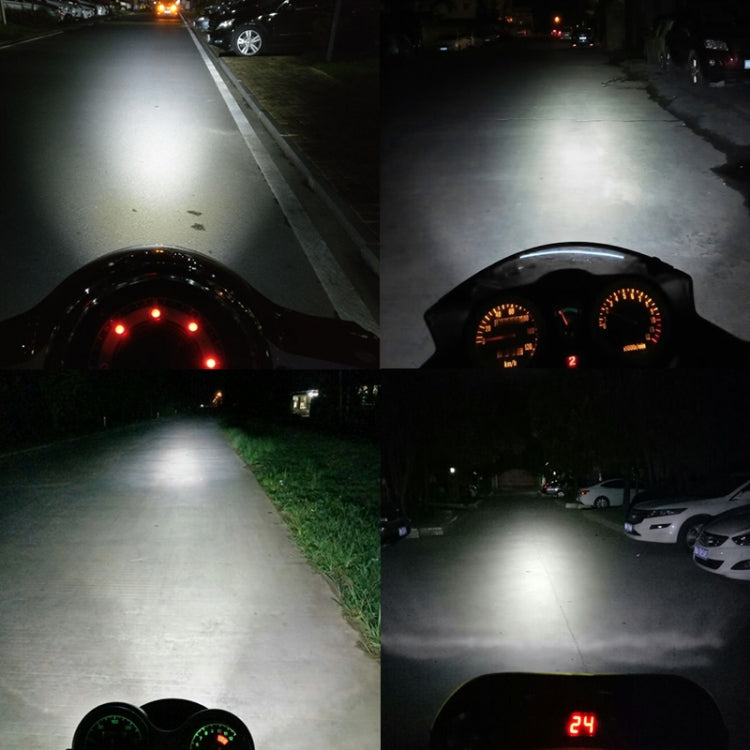 2 PCS L15 8-85V / 15W / 5000K / 1200LM Motorcycle / Car IPX4 Waterproof External LED Glare Spotlight Working Lamp