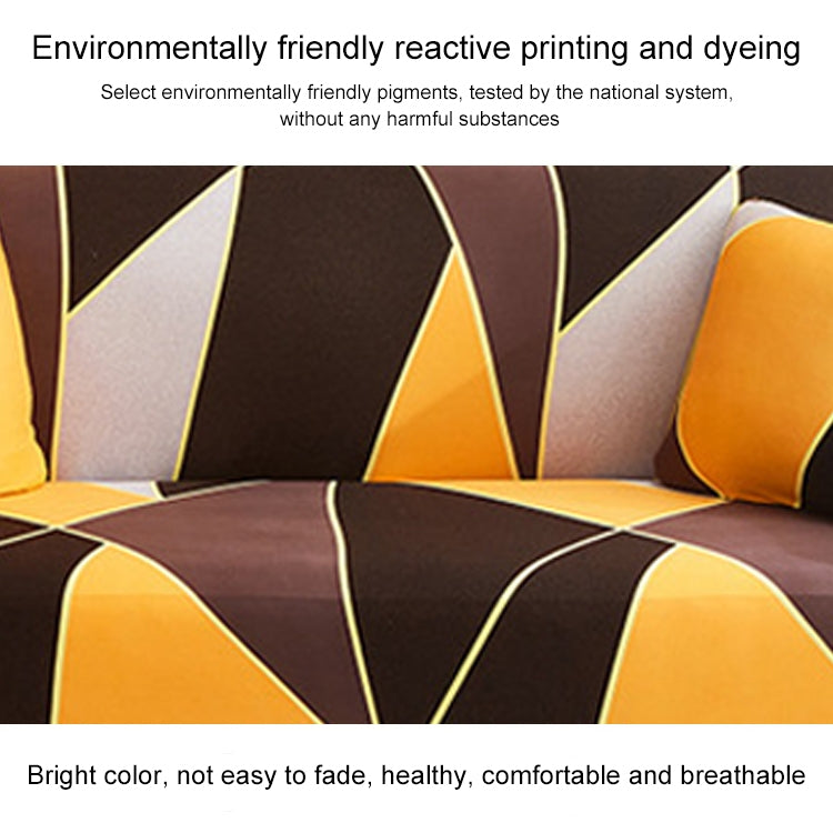 Double Seat Full Coverage Elastic Non-slip Sofa Cover