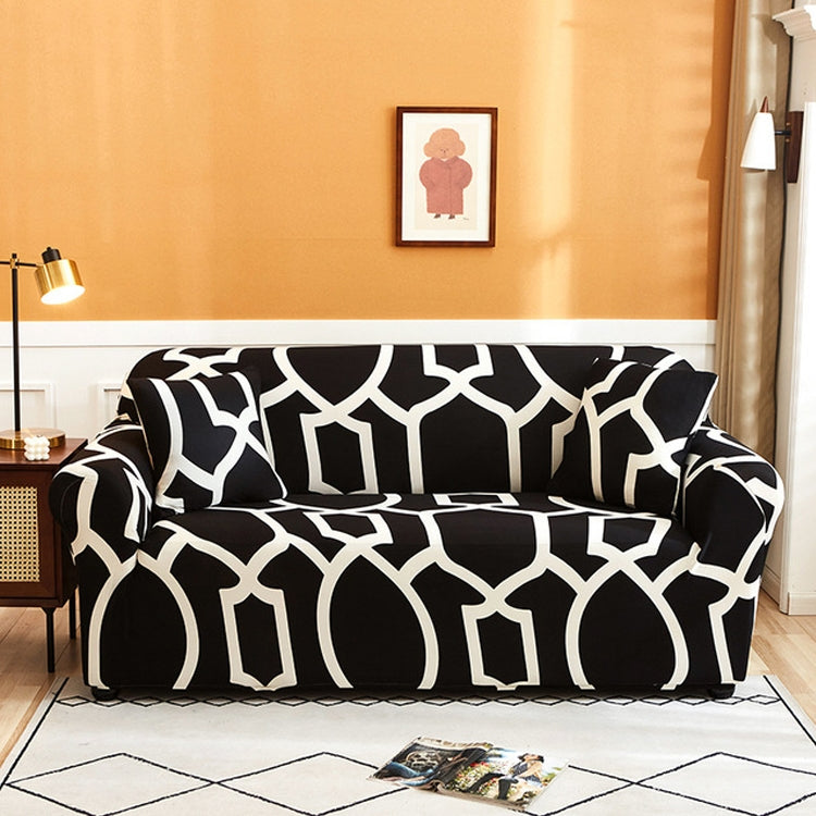 Double Seat Full Coverage Elastic Non-slip Sofa Cover