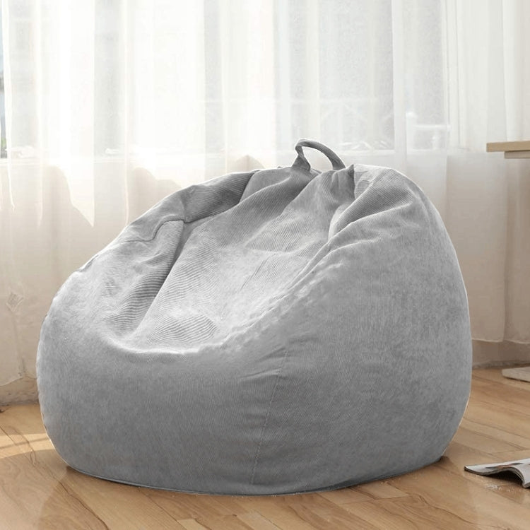 Corduroy Lazy Bean Bag Chair Sofa Cover