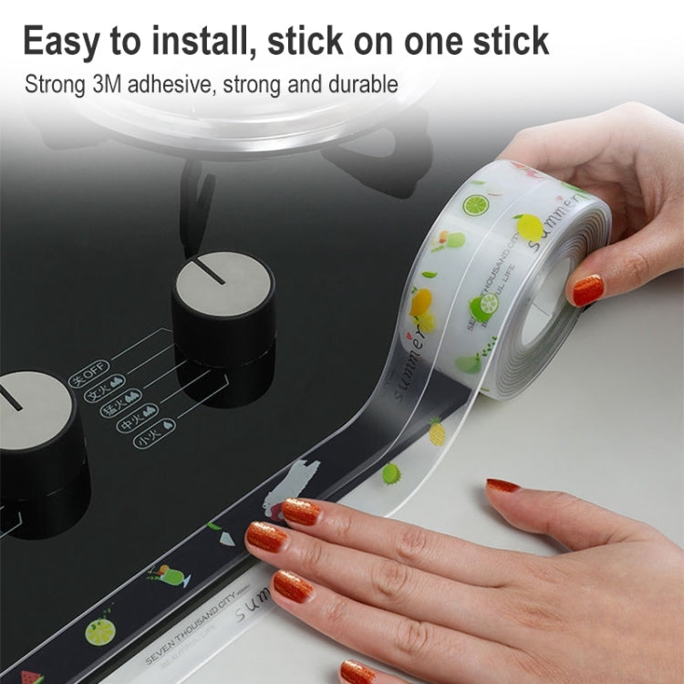 Kitchen Beauty Stitching Stickers Waterproof Mildew Proof Moisture Proof High Temperature Sticker