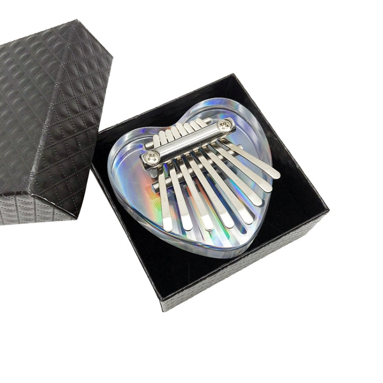 Mini Dazzle Acrylic 8 Tone Thumb Piano Kalimba Musical Instruments