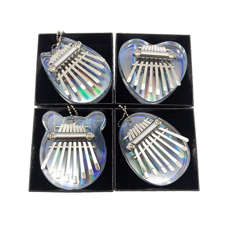 Mini Dazzle Acrylic 8 Tone Thumb Piano Kalimba Musical Instruments