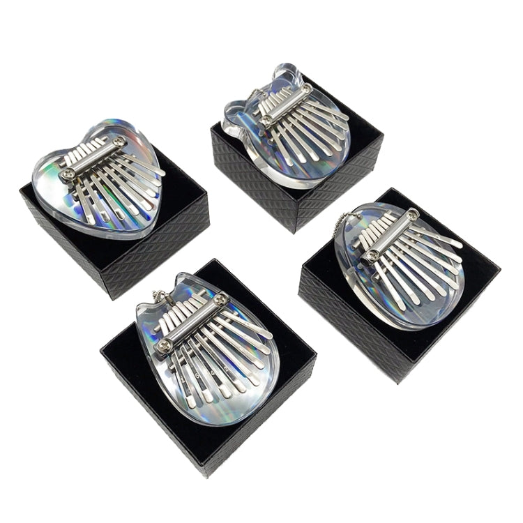 Mini Dazzle Acrylic 8 Tone Thumb Piano Kalimba Musical Instruments