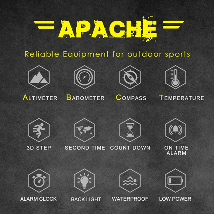 NORTH EDGE Multi-function Waterproof Outdoor Sports Electronic Smart Watch, Support Humidity Measurement / Weather Forecast / Speed Measurement
