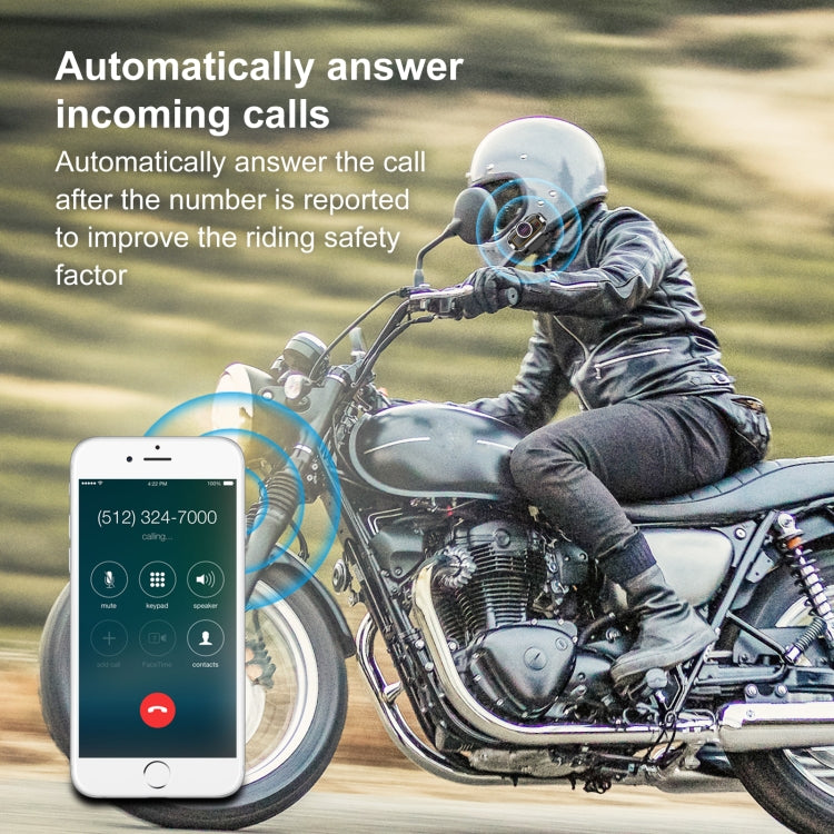 V9 Pro Motorcycle Helmet Bluetooth Walkie-talkie Support FM