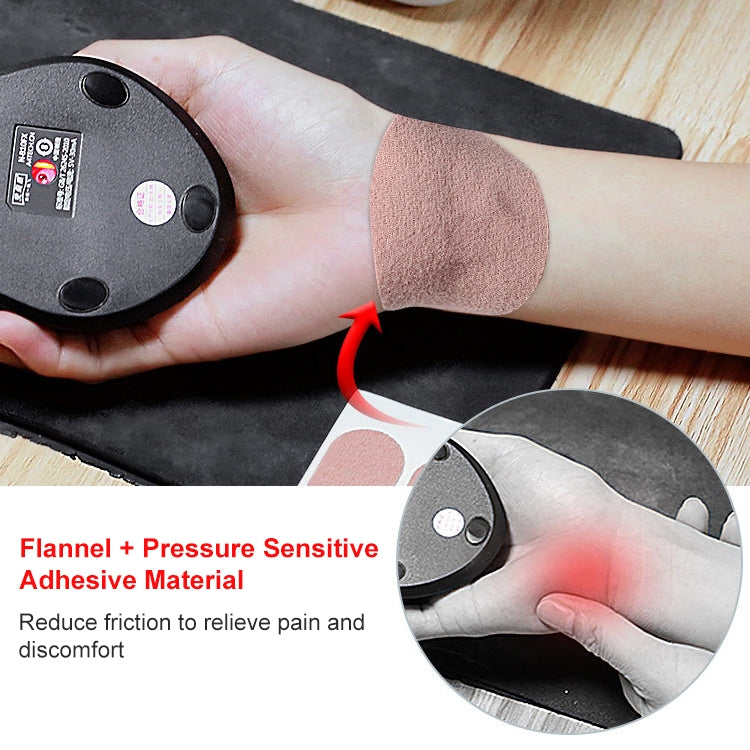 012 Flannel Free Stickers Multifunctional Sweat-absorbent Breathable Wear-resistant Heel Protector, Size: 7.5 x 4.8cm