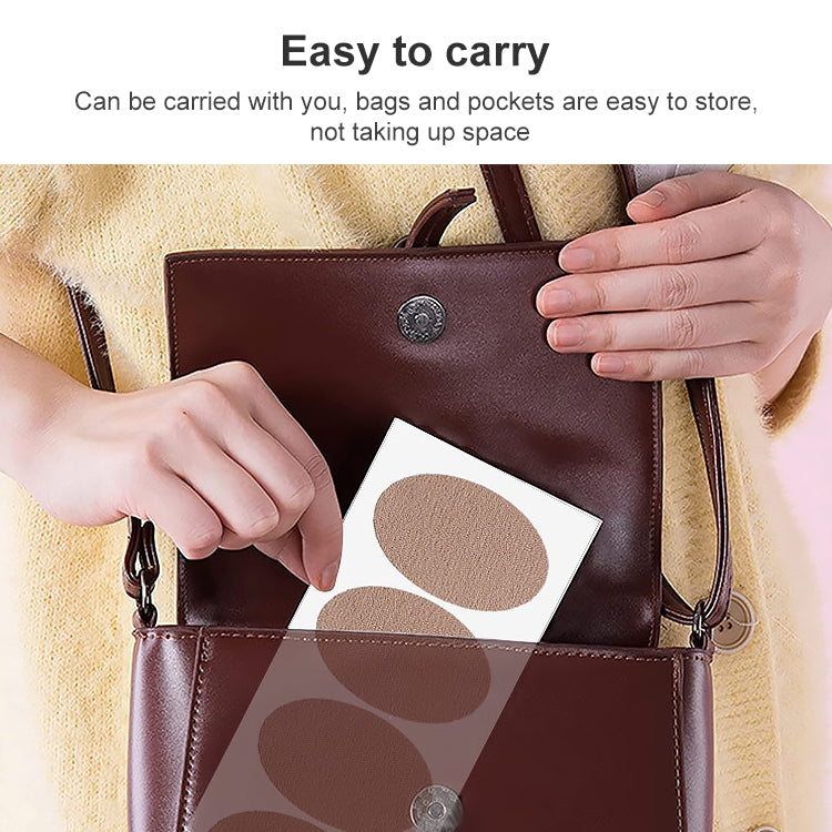 012 Flannel Free Stickers Multifunctional Sweat-absorbent Breathable Wear-resistant Heel Protector, Size: 7.5 x 4.8cm