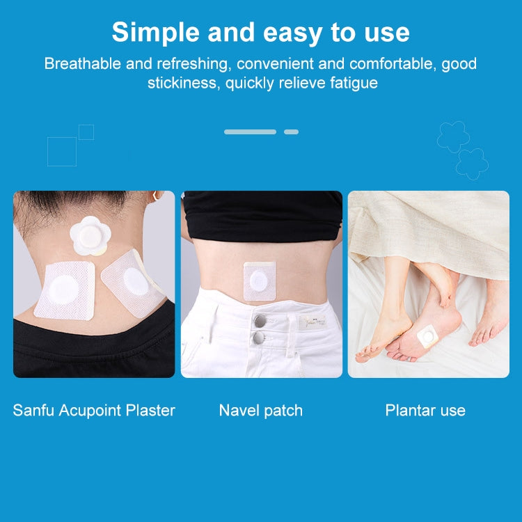 100 PCS 043 Square Breathable Non-woven Fabric Adhesive Wound Dressing Pad