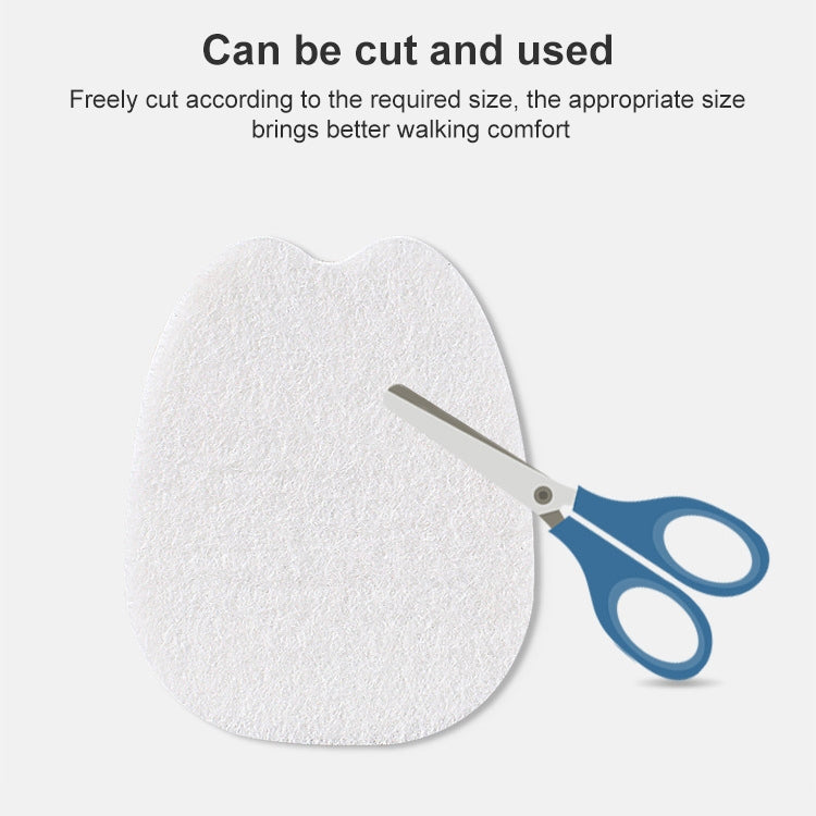 090 Thin Felt Forefoot Pad Anti-wear Shoe Sticker Pads