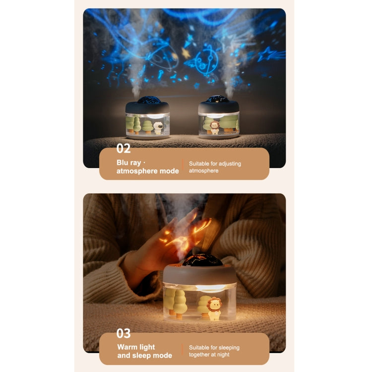 J221 Multifunctional Night Light Projection Humidifier