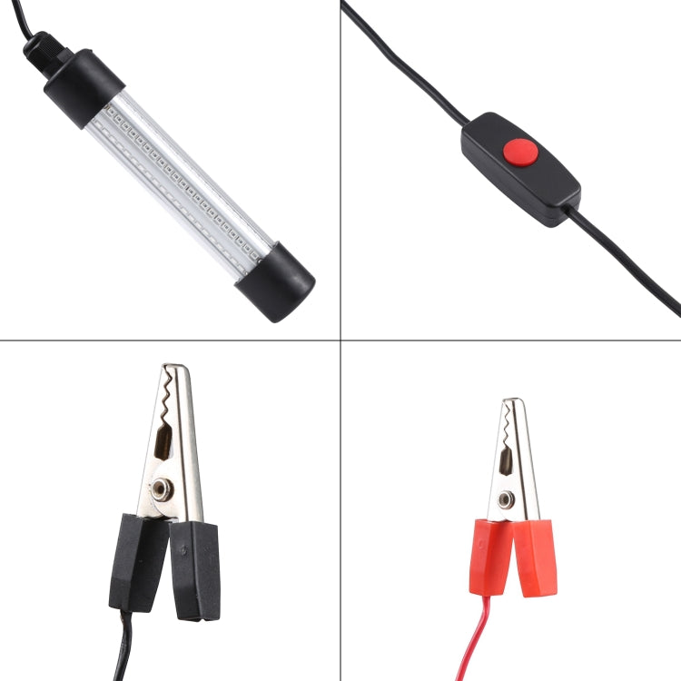 LED Fishing Light Underwater Luminous Lure Lamp, AC/DC 12-24V