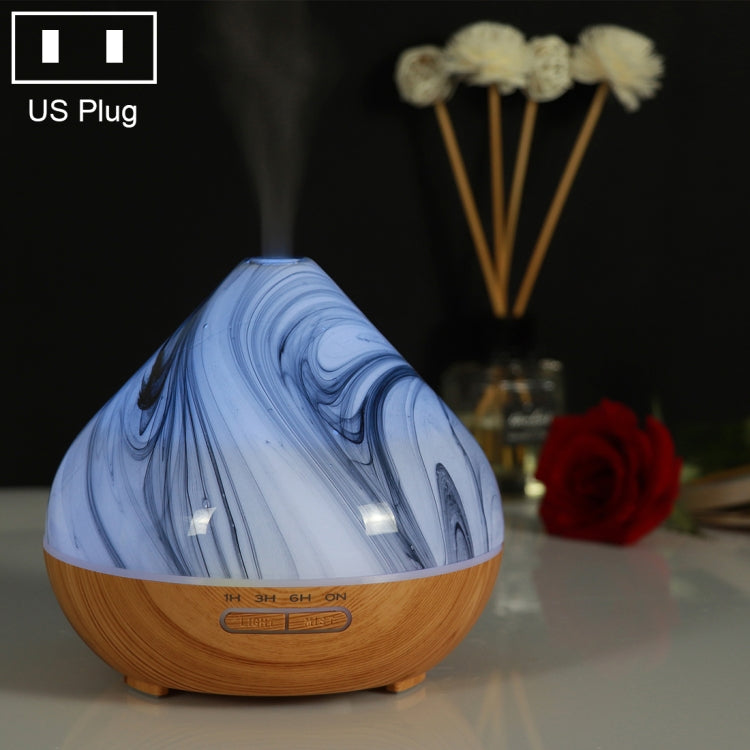400ml Volcano Shape Humidifier Glass Aromatherapy Machine