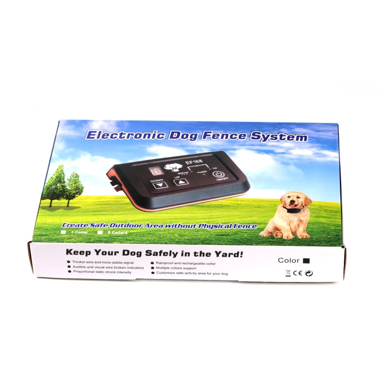 EF168 Wired Rechargeable Waterproof Pet Electronic Fence Dog Training Device