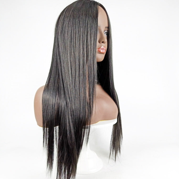 Centre-parted Long Straight Wig Headgear for Women
