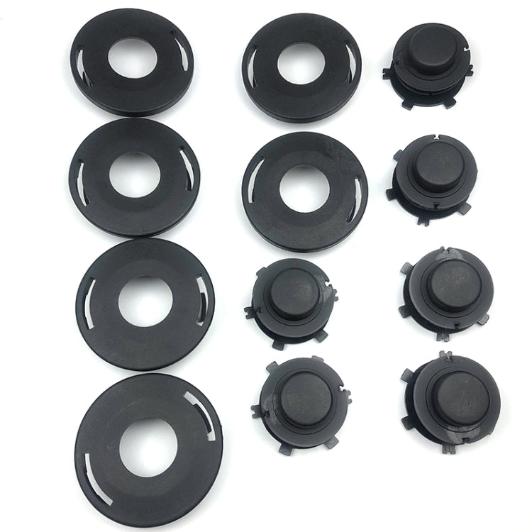 12 PCS / Set Lawn Mower Head Cover Winding Wheel for Stihl 25-2 FS90 110 120 55