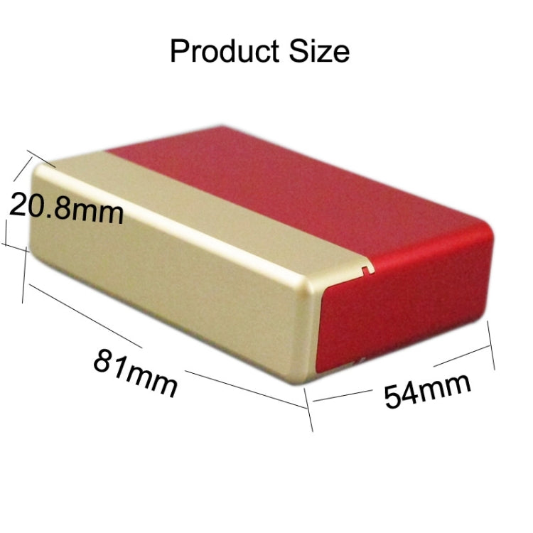 Aluminum Alloy Slide-type E Cigarette Case for IQO 2.4 Plus / 3.0 DUO