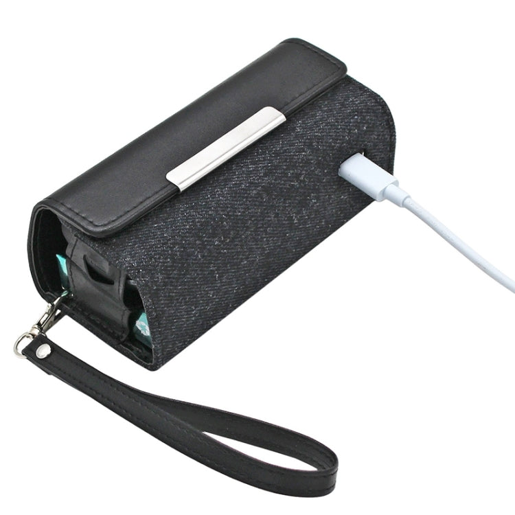 E Cigarette Portable Leather Storage Bag for IQO 3.0 / 3.0 DUO