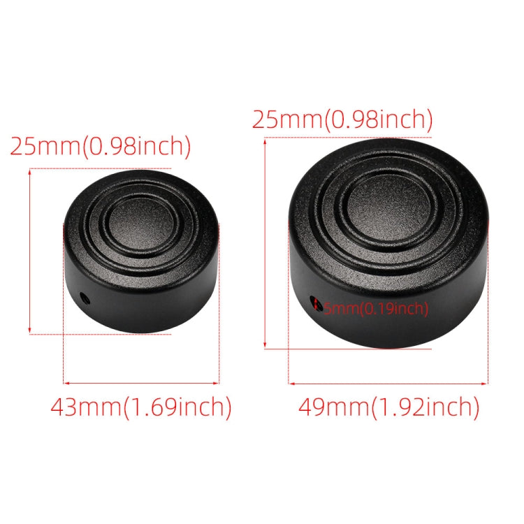 HP-A006 Motorcycle Modified Rear Axle Nut Covers Caps for Harley Sportster S