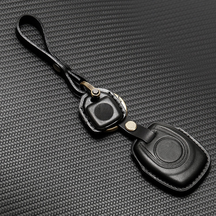HP-A009 Motorcycle Cowhide Leather Induction Key Protective Cover for Harley Sportster S