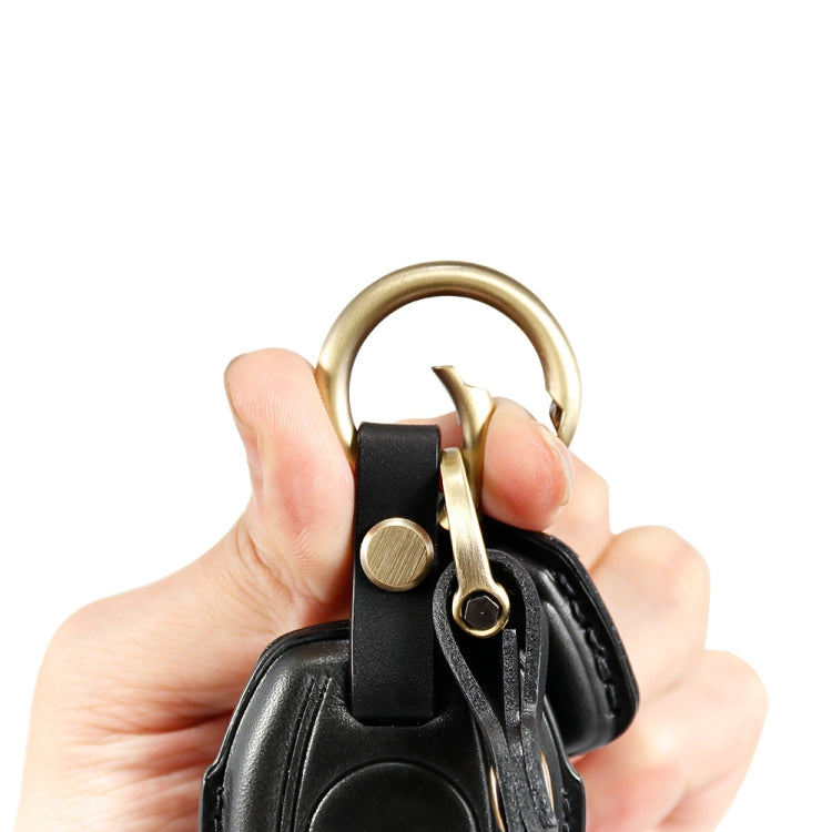 HP-A009 Motorcycle Cowhide Leather Induction Key Protective Cover for Harley Sportster S