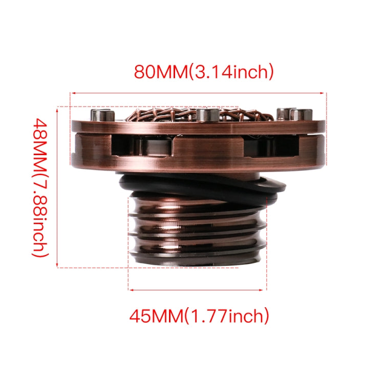 HP-Q088 Retro Motorcycle Modified Fuel Tank Cap for Harley XL883 / X48