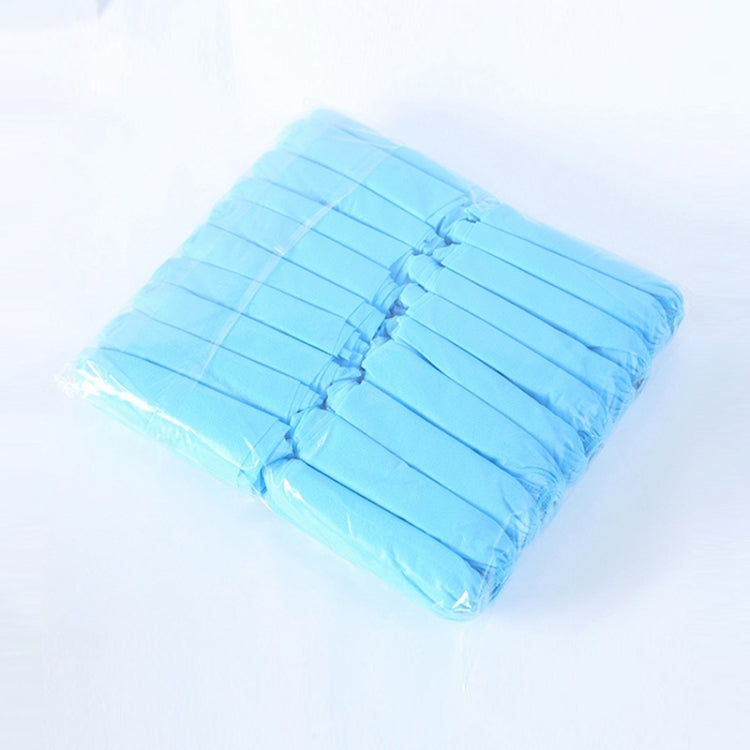 100 PCS 400g Disposable Shoe Covers Indoor Cleaning Floor Thicken Non-Woven Fabric Overshoes