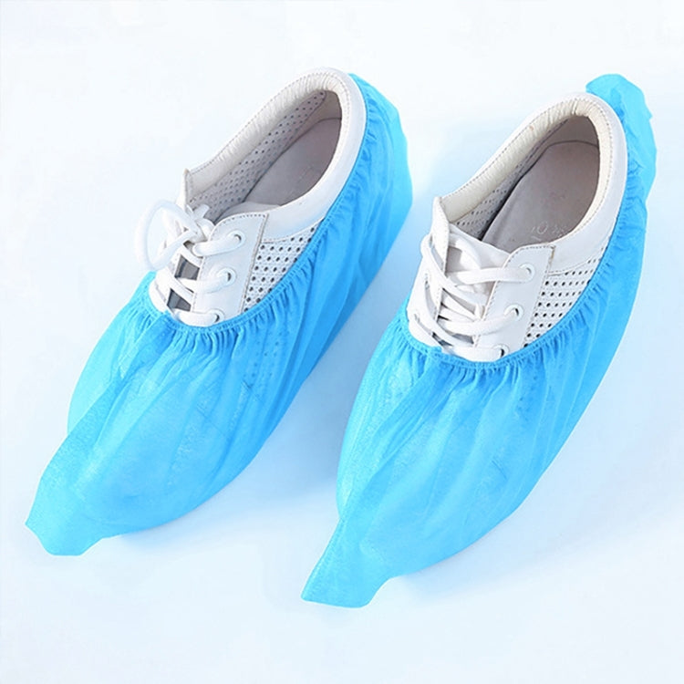 100 PCS 400g Disposable Shoe Covers Indoor Cleaning Floor Thicken Non-Woven Fabric Overshoes