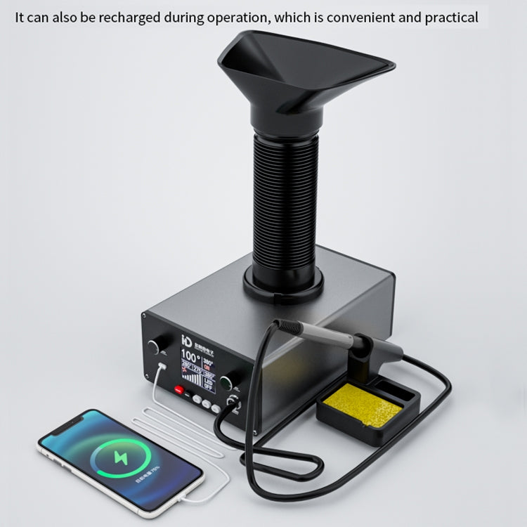 TBK D201 Constant Temperature Soldering Iron Welder Station With Smoke Filter