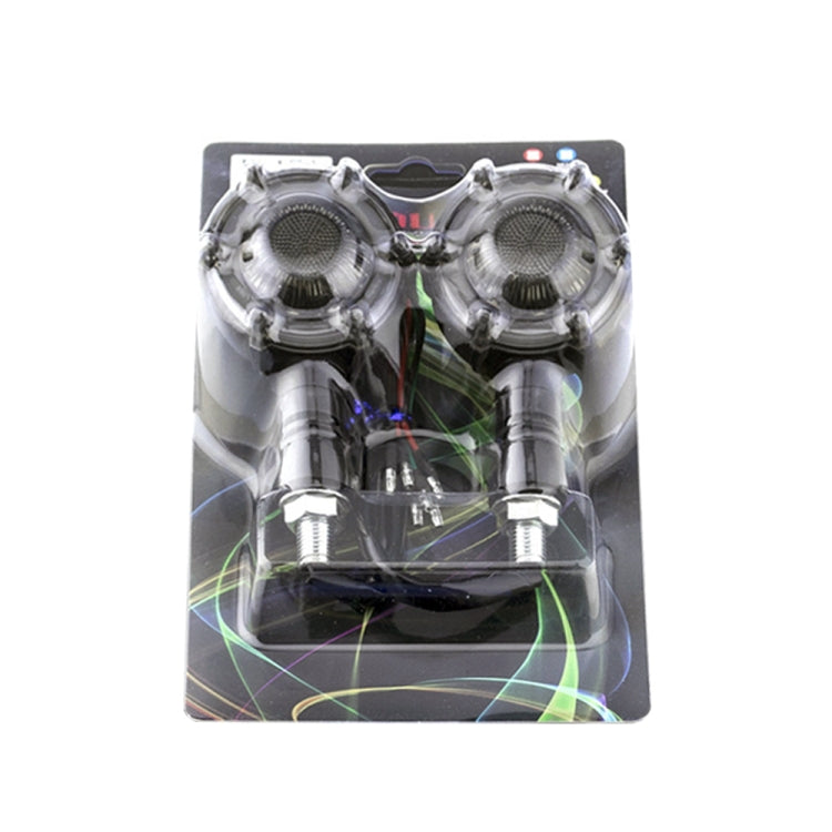 PE-ZSD-174 Motorcycle Flashing Rotation Mode LED Two-color Modified Round Turn Signal Light