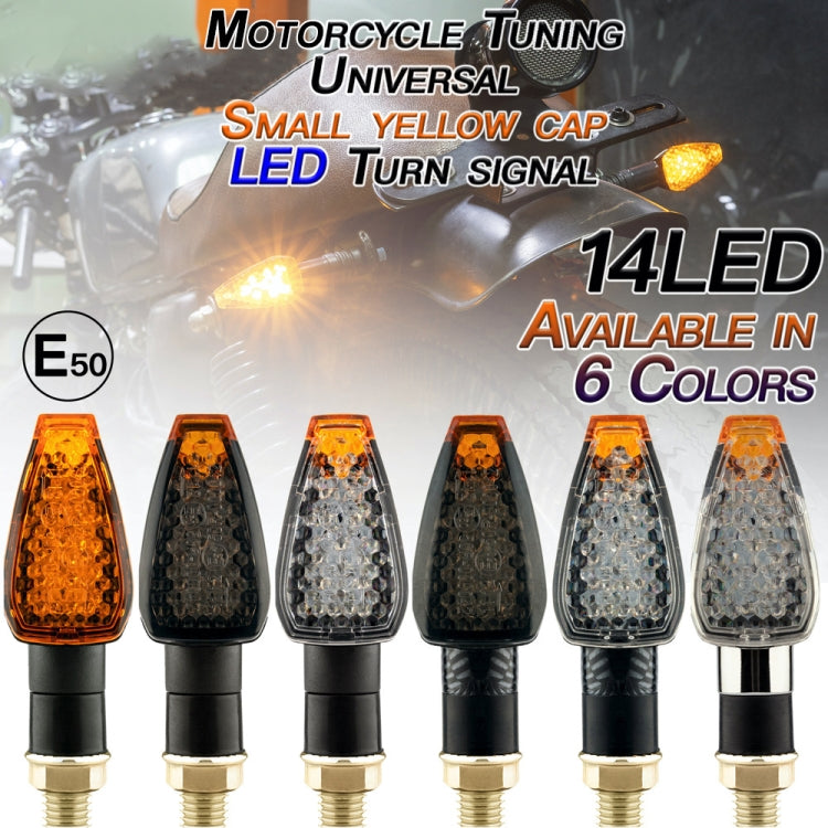2 PCS KC025 Motorcycle 14LED Turn Signal Light